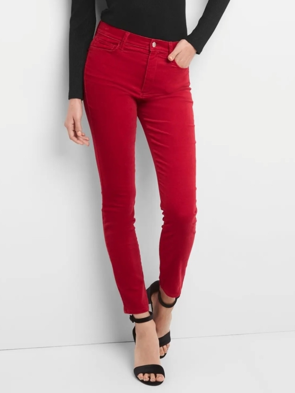Gap Women’s Red Slim Fit Skinny Jeans - Size 32 Regular